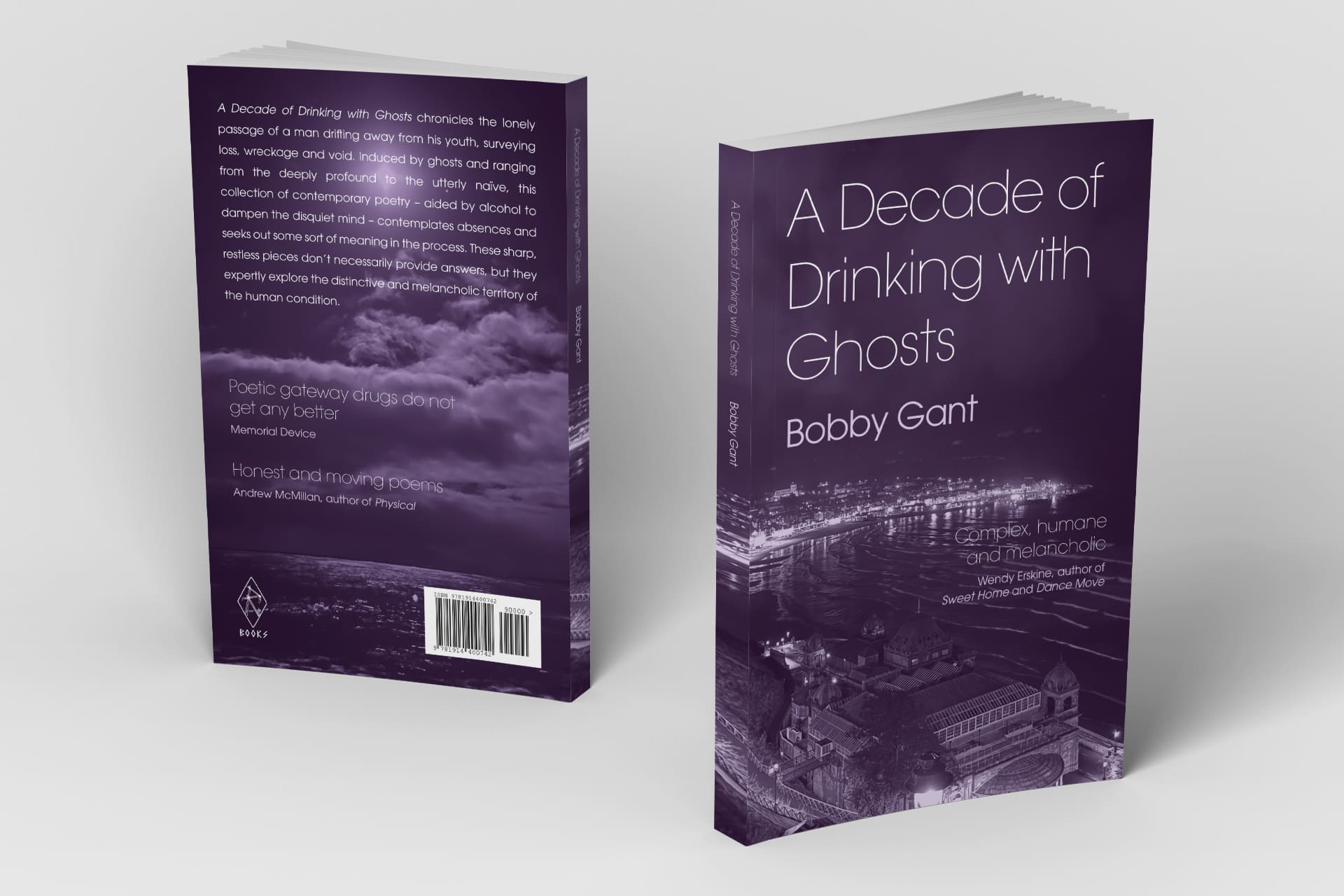 A Decade of Drinking with Ghosts book cover design