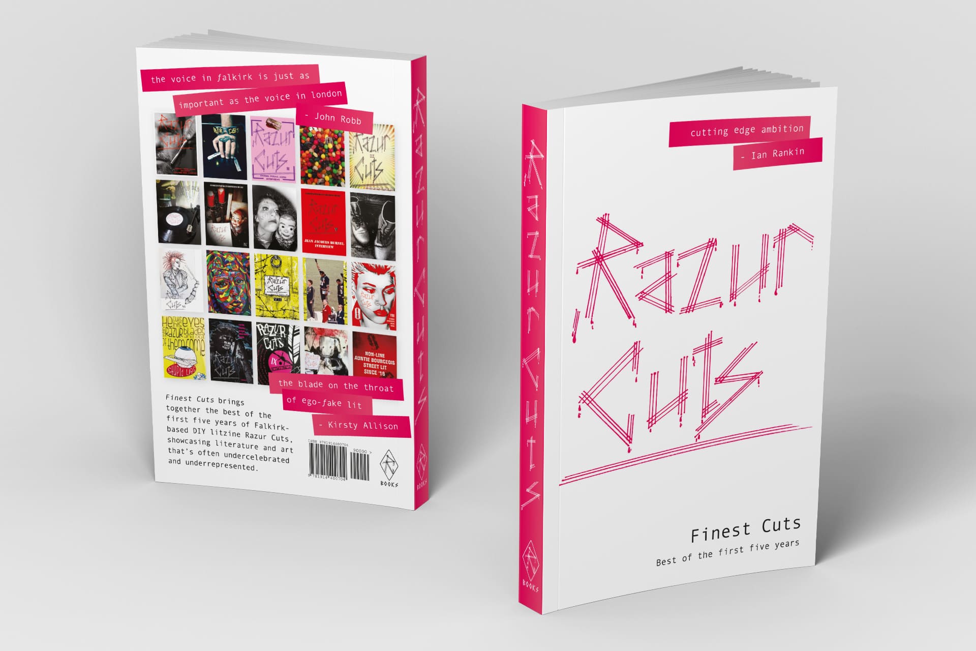Razur Cuts Finest Cuts book cover design