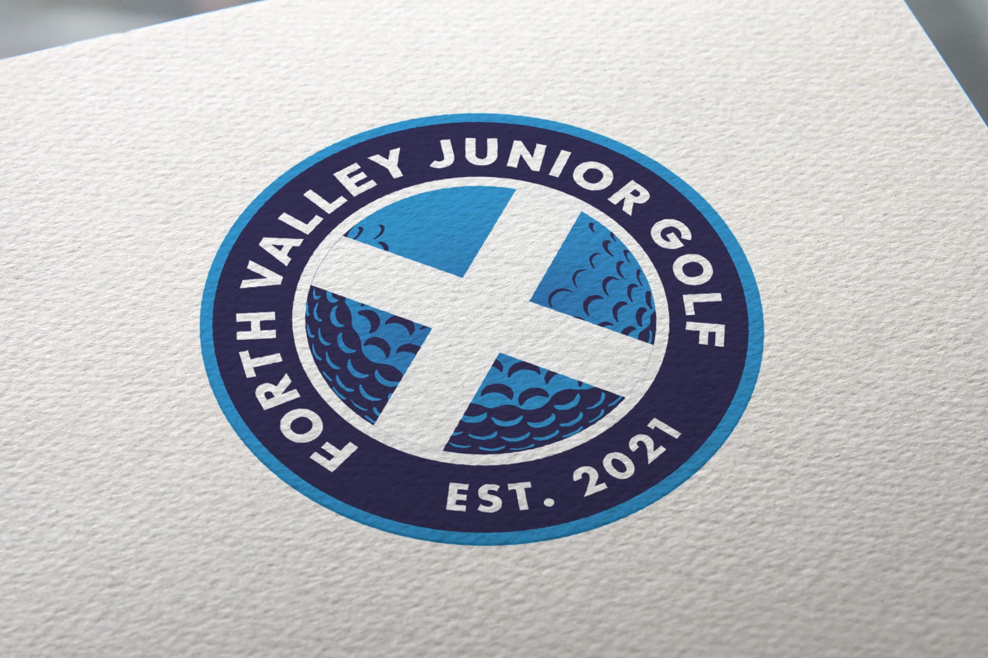 Forth Valley Junior Golf branding
