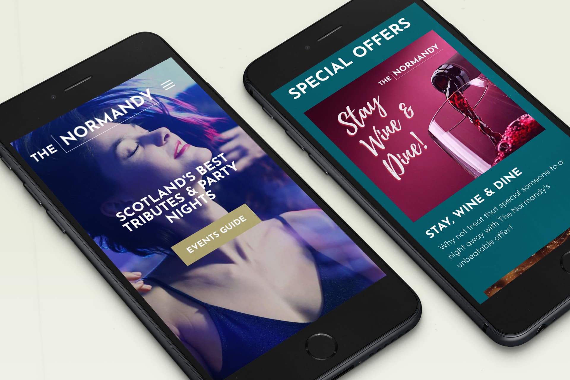 The Normandy Hotel website