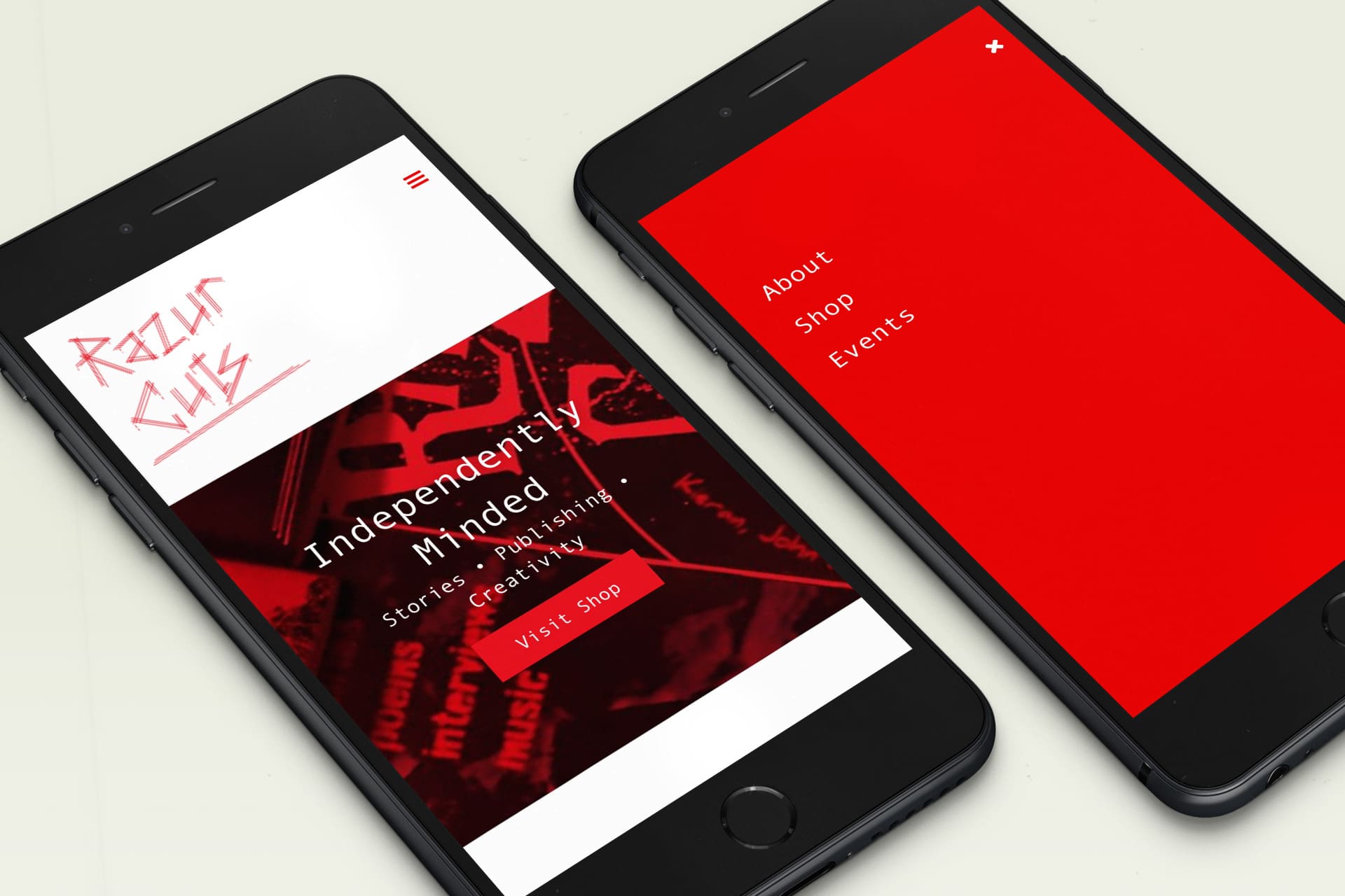 Razur Cuts website