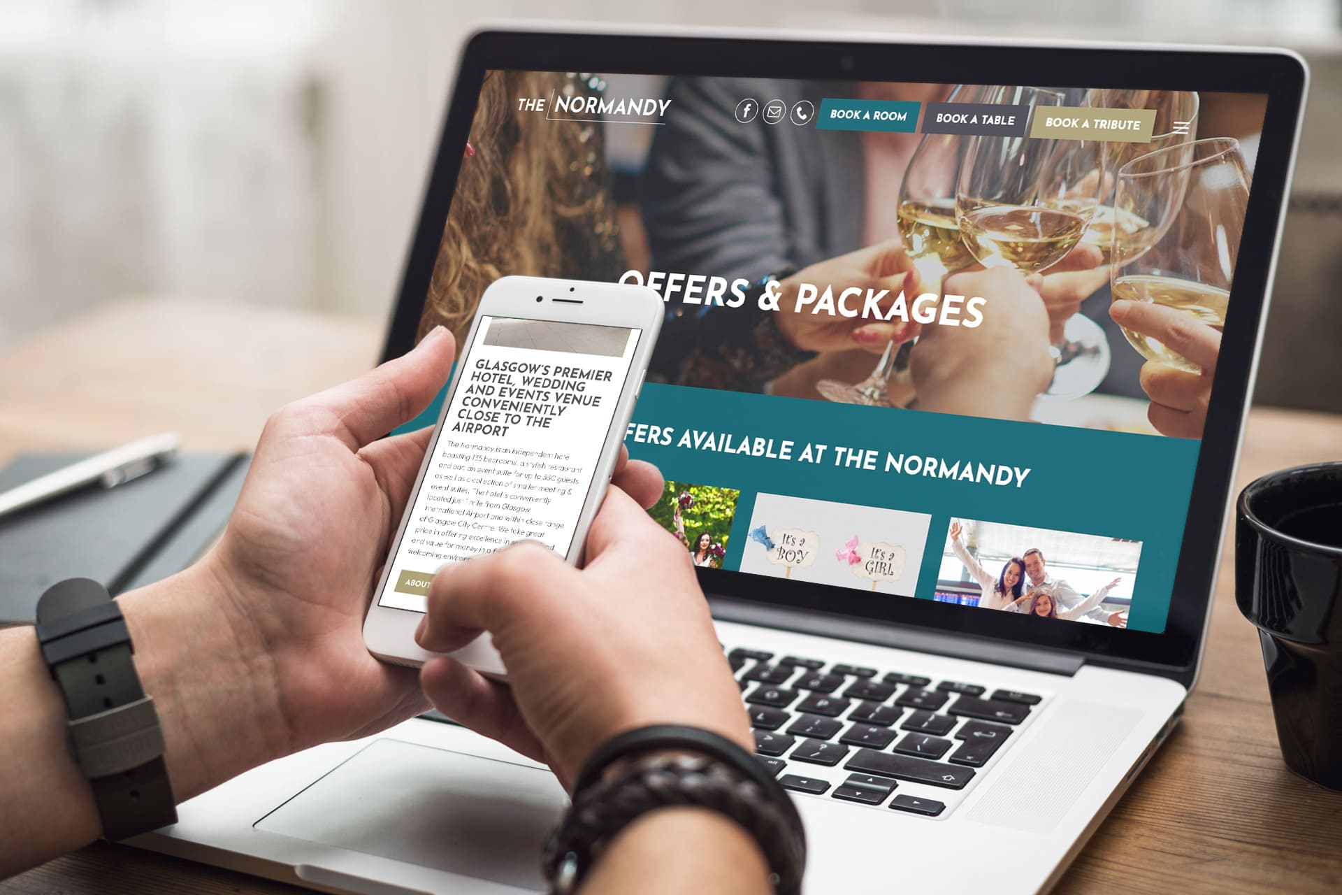The Normandy Hotel website