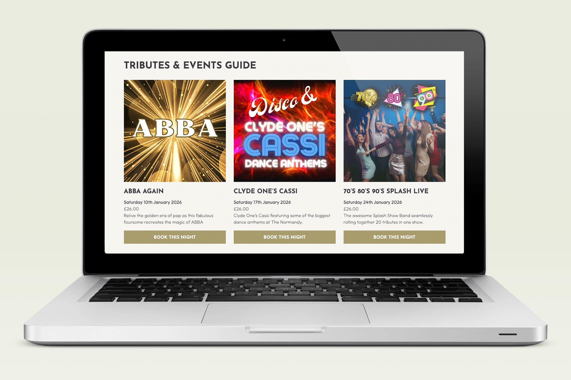 The Normandy Hotel website