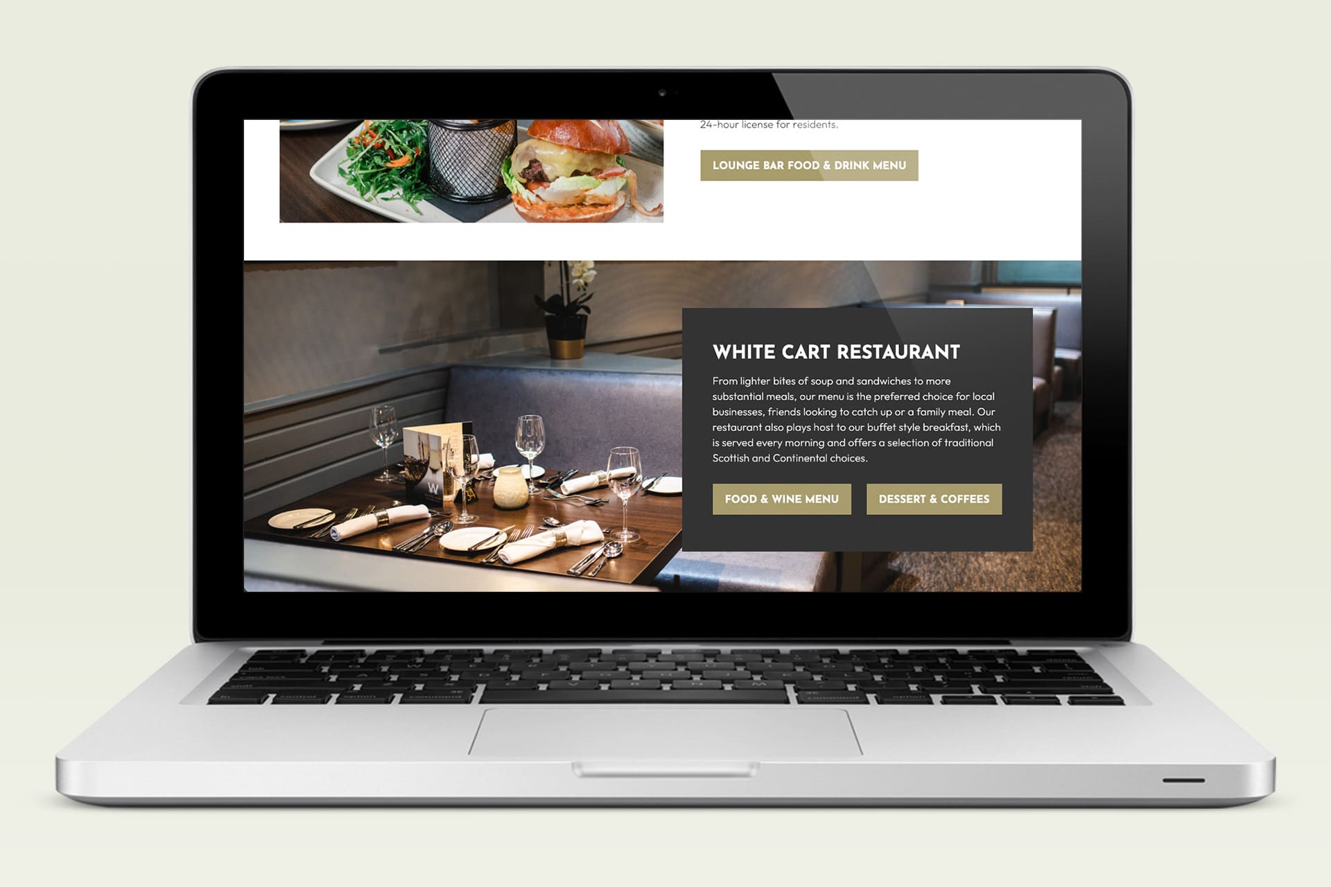 The Normandy Hotel website