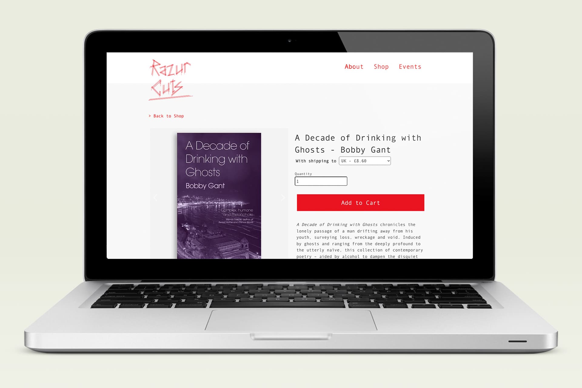 Razur Cuts website e-commerce