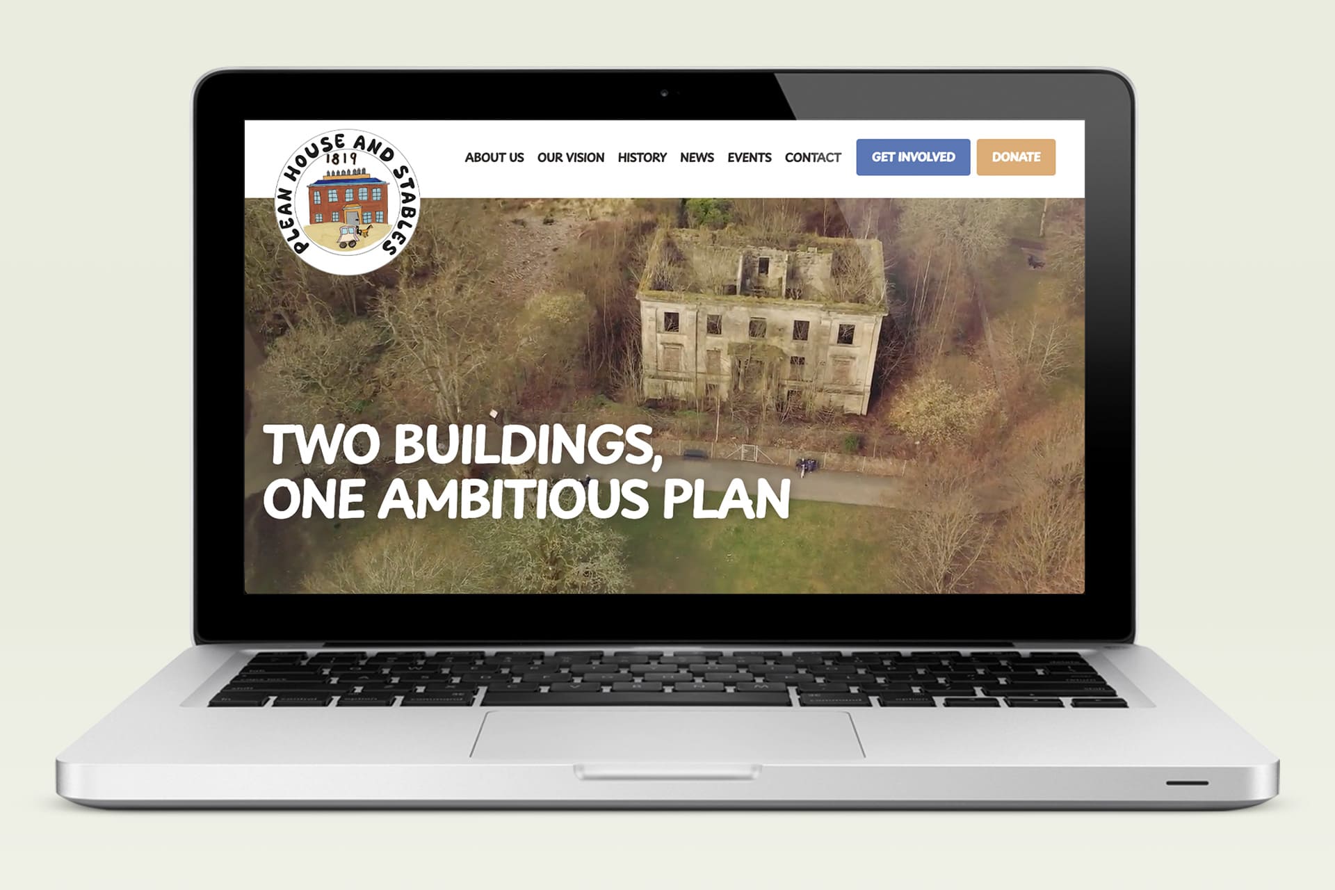 Plean House and Stables website Plean House and Stables website