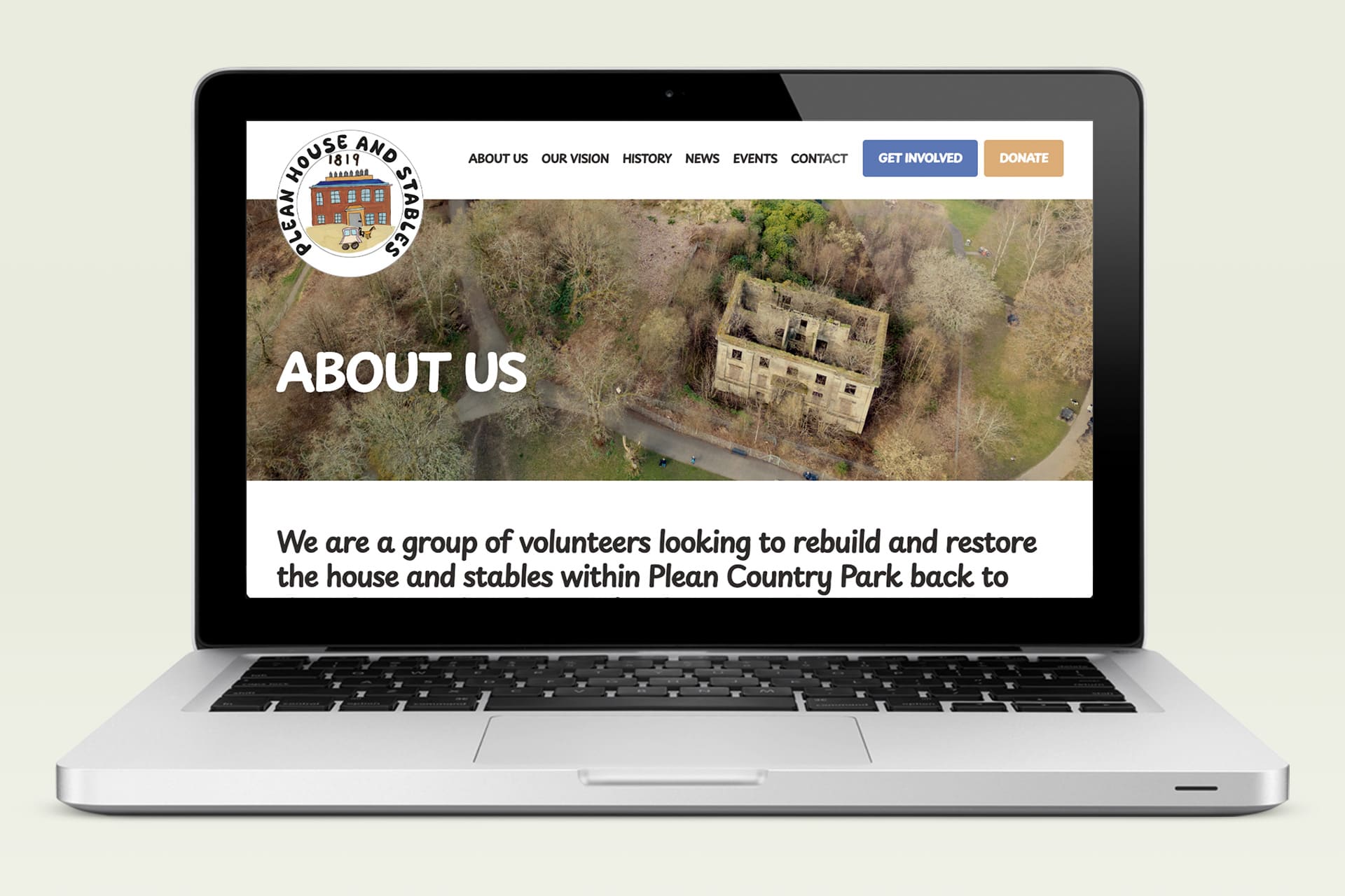 Plean House and Stables website Plean House and Stables website
